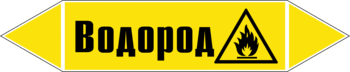 Маркировка трубопровода "водород" (пленка, 126х26 мм) - Маркировка трубопроводов - Маркировки трубопроводов "ГАЗ" - магазин "Охрана труда и Техника безопасности"